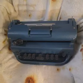 01-4100-0-b Perkins 585365 Classic Electric Brailler - Blue Model