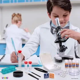1200x Play22 638346160319 Kids Microscope Kit 50 Pcs - 120x Slides Specimens Stude #3