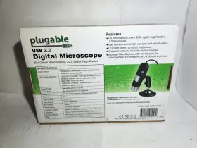 20x-200x Plugable 791140220471 Usb Digital Microscope 2mp Resolution For Windows/mac #2