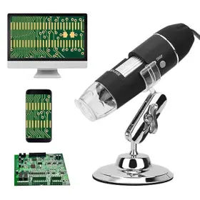 Csssocous-yb01760 Pocreation Usb Digital Microscope 600x Magnification Endoscope Mini Camera With 8 Leds