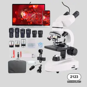 Zc-8897 Poothoh Binocular Compound Microscope 40x - 2000x Research Grade Professional Brand New