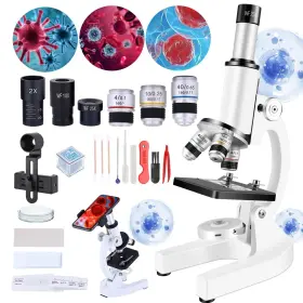 40-2000x Poothoh Zcx8845 Microscope For Adults Kids Magnification Compound With Mi