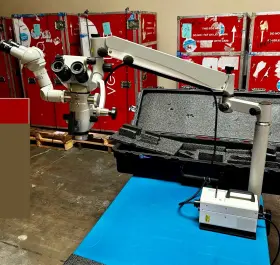 Gs7533885 Presc Mobile Wet Lab Surgical Microscope And Obs Ophthalmology Training Research Sim