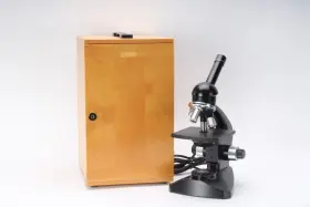 Ms-81m Pzo Warszawa Microscope With 5x/0 12 10x/0 24 40x/0 65 100x/1 3 Oi - Fair