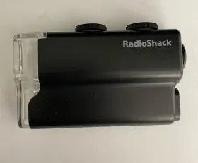 60-100x Radioshack 63-1133 Pocket Microscope Lighted Zoom Handheld With Case Untested