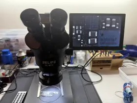Rl-m3t Relife Microscope Trinocular Stereo Matched With Hd Camera