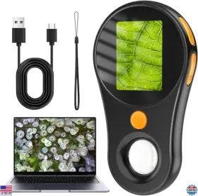 B0d56sw7zf Rigol Portable 100x Pocket Microscope 2.0 Inch Ips Screen 3-level Led Usb Connection