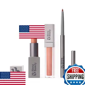 B0b1ggnrxq Rinna Beauty Icon Lip Kit - Birthday Suit Lipstick Gloss Liner