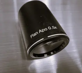 Cmo-la-05a Scienscope 0.5x Apo Plan Objective Lens For E-series Microscope