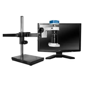 Mac-pk5-e1q Scienscope Macro Zoom Hdmi Inspection System With Gliding Arm Boom