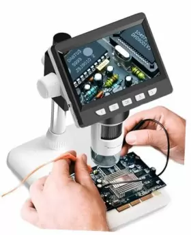 Microscope1000x Shenzhen Sulang Technology Co. Ltd 307-b 4.3 Inch Digital Microscope For Adults Coin Magnification With 8