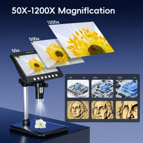 1200x Shenzhen Yipincheng Technology Co. Ltd 445025124141 Magnification Coin Microscope Usb Soldering For Adults Kids #3