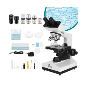 Xsz-107bn Sinher Professional Binocular Compound Led Microscope 40x 1600x For