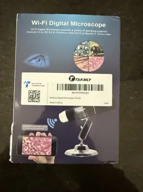 Bo7pvmrzqh Skybasic Wireless Digital Microscope 50x-1000x Magnification Wifi Portable