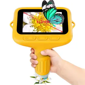 Inskam385 Skybasic Digital Microscope For Kids 3 Inch Screen 1000x Handheld Hd Pocket Po