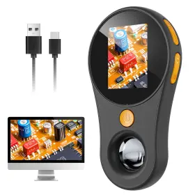Sk-370b1-us-jp Skybasic Handheld Digital Microscope For Kids Adults 500x Coin Microscopes Magnifying