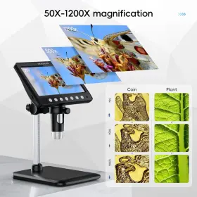 1200x Skyear 313029881841 Microscope Magnification With 8 Ajustable Led Fill Lights And 32gb Card #3