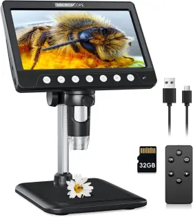 1200x Skyear 313029881841 Microscope Magnification With 8 Ajustable Led Fill Lights And 32gb Card