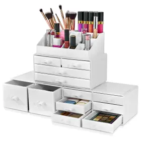 B0d6gqzwkr Sorbus Large Makeup Organizer Stackable Jewelry And For Vanity 18-drawer