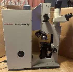 0047-774 Spectra Tech Ir-plan Advantage Microscope With Lots Of Extras Tested Read #3