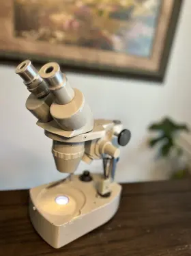 1838-3 Spi 1836-3 Stereo Microscope 3 Lights Working Illumination Clean Optics