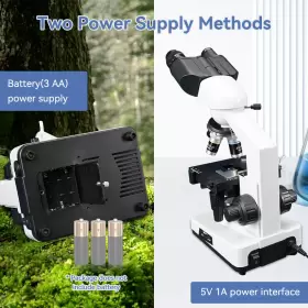 40-2500x Svbony F9388a Sm201 Compound Binocular Microscope For Biological Testing #3