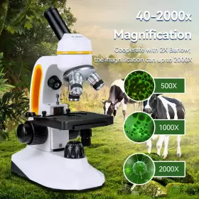 40-2000x Svbony F9391a Sm202 Compound Monocular Microscope For Biological Observation #3