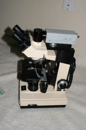 4005 Swift Rare Phase And Darkfield Trino Head Microscope With Photo Port