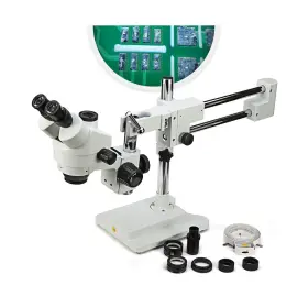 S7-td520-ea10-144 Swift S7 3.5x-90x Professional Simul-focal Trinocular Stereo Zoom Microscope