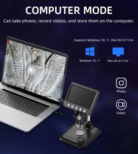 50x-1000x T Takmly 721545020659 Digital Led Microscope 4.3-inch Ips Hd Color Large Screen 2 Millio #2