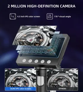 50x-1000x T Takmly 721545020659 Digital Led Microscope 4.3-inch Ips Hd Color Large Screen 2 Millio #3
