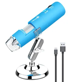 50x-1000x T Takmly Mx200-bl Wireless Digital Microscope Handheld Usb Hd Inspection Camera Magni