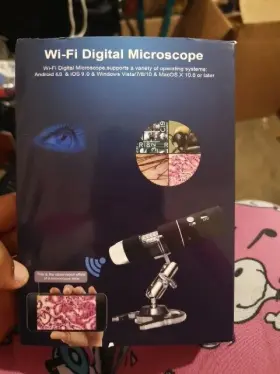 Ts-wifi-001 T Takmly Wireless Digital Smart Plastic Microscope - Black