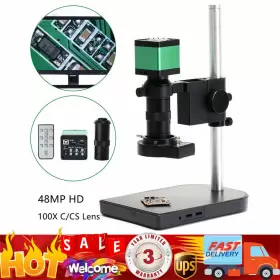 48mp Tbvechi Usb2.0 1080p Hdmi Digital Industry Video Microscope Camera C-mount Lens Usb