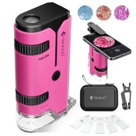 Dl-y2240-a Tencco 100x-250x Mini Pocket Microscope For Kids Adults Protable Handheld Microscop