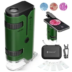 Dl-y2240-b Tencco 100x-250x Mini Pocket Microscope For Kids Adults Protable Handheld Microscop