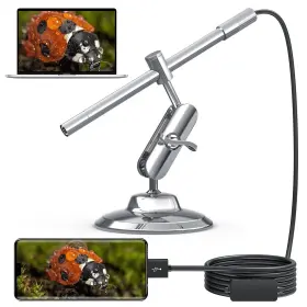 Teslong 714046801384 Usb Digital Microscope 10x To 200x Magnification Camera With Stand Portable