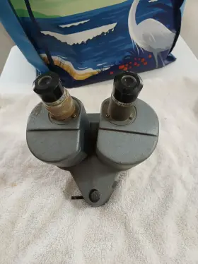 A-35132 The Graf Apsco Co Vintage Working Stereo Graf-apsco Microscope- Biology
