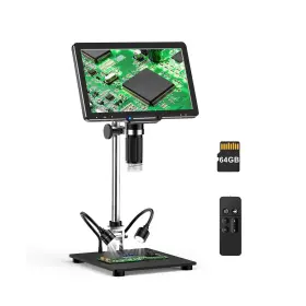 Lp101-a Toauto Digital Microscope Hd Ips 10.1 Inch Display 1600x 20mp Coin Mag