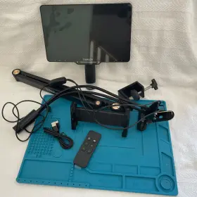 501pro Tomlov Dm501 Pro 2k Flexible Arm Digital Microscope 10.1 Inch Soldering