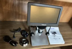 1200x Tomlov 889251607837 Dm9 7 Inch Lcd Digital Microscope 1080p Coin 12mp Avi/jpg