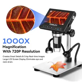 1000x Tomlov 889251607868 Error Coin Microscope With 4.3 Inch Lcd Screen Usb Digital Microsco #3