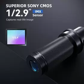 Dm209 Tomlov Hdmi Industrial Digital Video Microscope Camera C Mount Usb 7 Inch Screen #2
