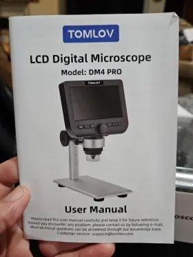Dm4pro Tomlov Lcd Digital Microscope Model Dm4 Pro
