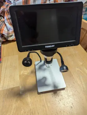 Dm9-pro Tomlov Dm9 Pro Digital Microscope 7 Inch Coin Camera/stand Only Dm9-pro Tomlov Dm9 Pro Digital Microscope 7 Inch Coin Camera/stand Only