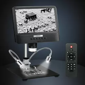 50-1300x Tomlov Tm-dm10 8.5ftft Digital Microscope Magnification 1080p For Soldering 32gb