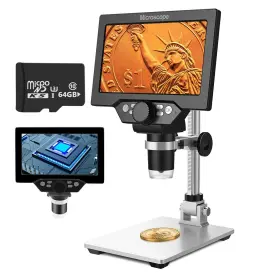 1200x Uf-tools 250653753828 7 Inch Lcd Digital Microscope With 64gb Tf Card Magnification 12mp Ultrapr