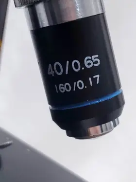 0207279 Unico Compound Microscope 40/0.65 10/0.25 4/0.1 Functional Working Light #2