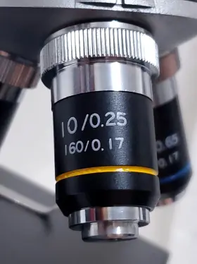 0207279 Unico Compound Microscope 40/0.65 10/0.25 4/0.1 Functional Working Light #3