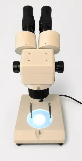 7x-45x Unico Zm180 Series Stereo Zoom Microscope Dual Light Tested